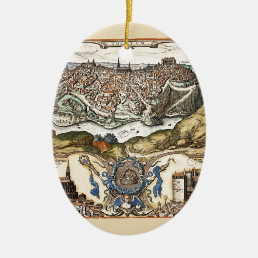 Toledo Spanien 1566 Keramikornament (Vorne)