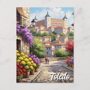 Toledo Spanien Alcazar Reisen Postkarte