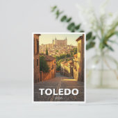 Toledo Spanien Alcazar Reisen Postkarte (Stehend Vorderseite)