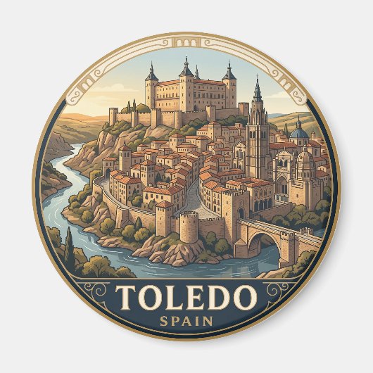 Toledo Spanien Magnet (Vorne)