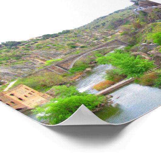 Toledo Spanien Poster (Ecke)