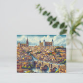 Toledo Spanien Postkarte (Stehend Vorderseite)