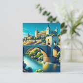 Toledo Spanien Postkarte (Stehend Vorderseite)