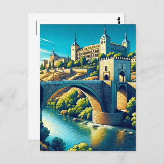 Toledo Spanien Postkarte (Vorne/Hinten)