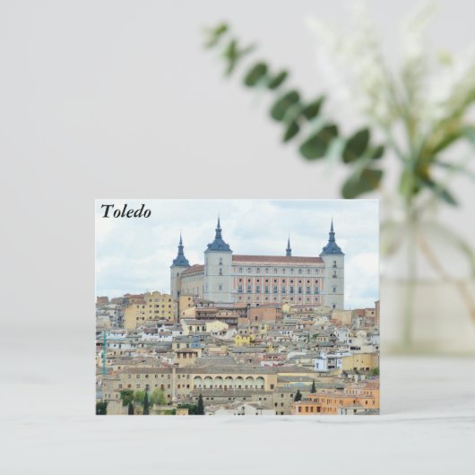 Toledo, Spanien Postkarte (Stehend Vorderseite)