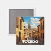 Toledo Spanien Reisen Magnet (Vorderseite/Rückseite)