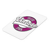 Toledo Spanien Retro-Stil-Logo Magnet (Linke Seite)