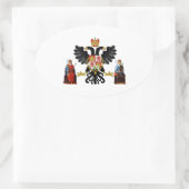 Toledo (Spanien) Wappen Ovaler Aufkleber (Tasche)