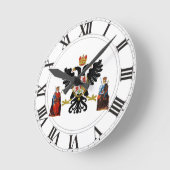 Toledo (Spanien) Wappen Runde Wanduhr (Winkel)