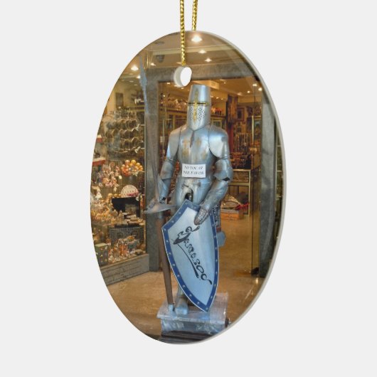 Toledo, Spanien - Weihnachtsbaum-Verzierung Keramikornament (Links)