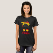 Toledo Spanischer Urlaub Spanien Flagge T-Shirt (Vorne ganz)