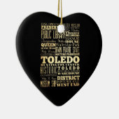 Toledo-Stadt der Ohio-Staats-Typografie-Kunst Keramik Ornament (Rechts)