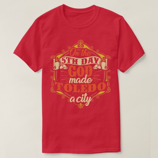 Toledo Stadt Spanien T-Shirt (Design vorne)