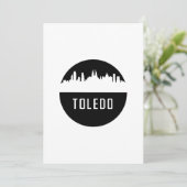 Toledo | Städte Spaniens Dankeskarte (Stehend Vorderseite)