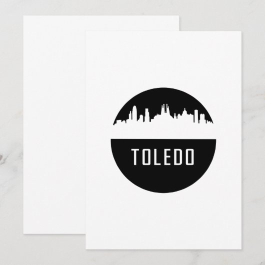 Toledo | Städte Spaniens Dankeskarte (Vorne/Hinten)