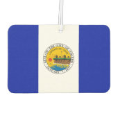 Toledo Stadtflagge Autolufterfrischer (Rückseite)