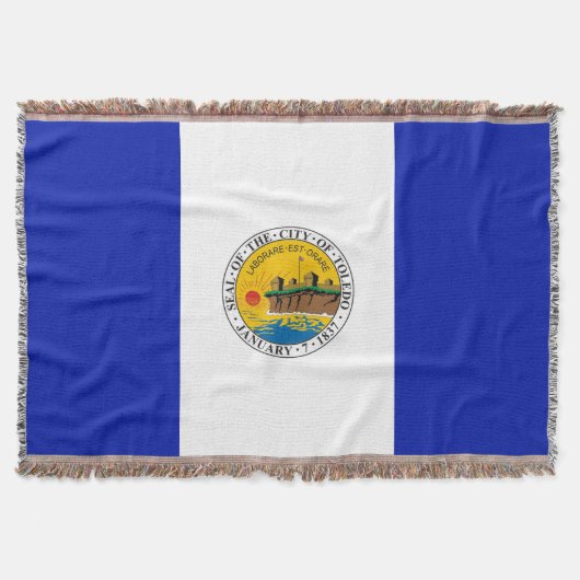 Toledo Stadtflagge Decke (Vorderseite)