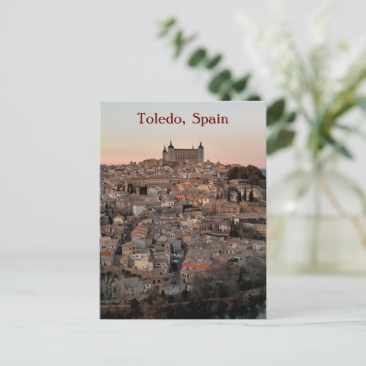 Toledo Sunset Postcard Postkarte (Stehend Vorderseite)