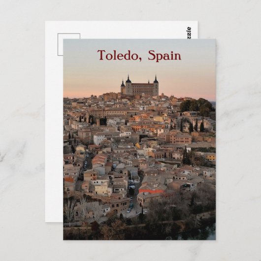 Toledo Sunset Postcard Postkarte (Vorne/Hinten)