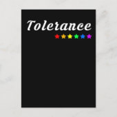 Tolerance  | LGBTQ+ Pride Postkarte (Vorderseite)