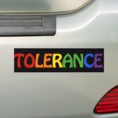 TOLERANCE RAINBOW -.pnng Autoaufkleber (Auf Auto)