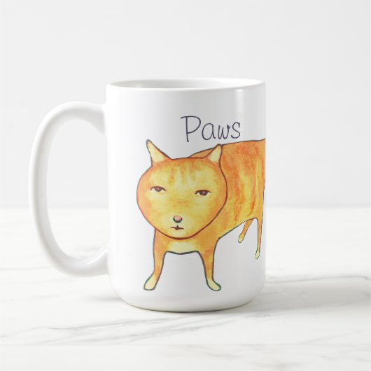 Tolerante Katze Kaffeetasse (Links)