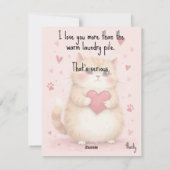 💘🐈Tolerantly Yours Feiertagskarte (Rückseite)