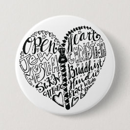 Toleranz aller Leute Button