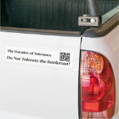 Toleranz Autoaufkleber (Auf Lkw)