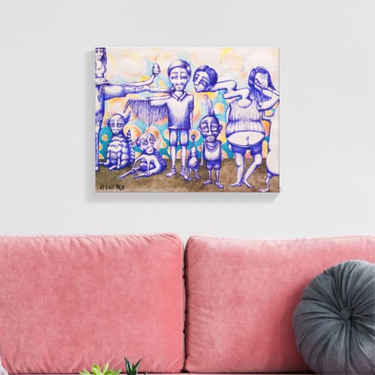 Toleranz Leinwanddruck (Insitu (Wohnzimmer))