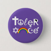 TOLERANZ-T - Shirt Button (Vorderseite)