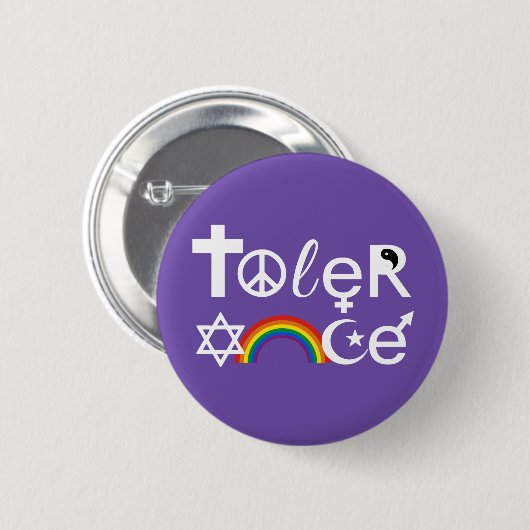 TOLERANZ-T - Shirt Button (Vorne & Hinten)