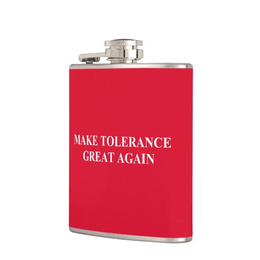 Toleranz wieder groß machen flachmann (Links)