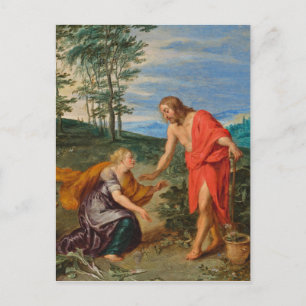 Toli Me Tangere Jesus and Mary Magdalene" Postkarte