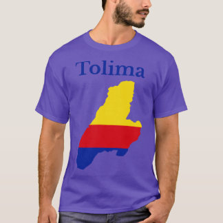Tolima Department Map Kolumbien T-Shirt