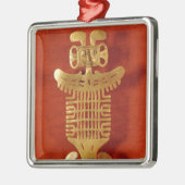 Tolima Verzierung in Form eines Silbernes Ornament (Links)