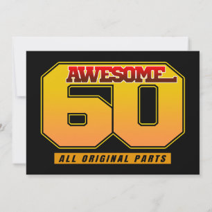 Toll 60 Alle Originalteile Einladung