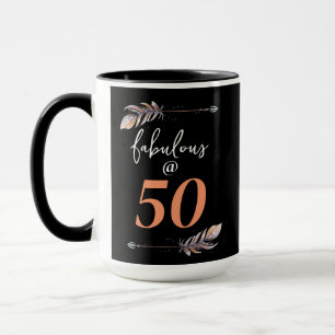 Toll auf der 50. Geburtstagsfeier Orange Dekorativ Tasse