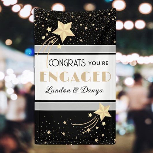 Toll aussehen! Vertikale benutzerdefinierte Verlob Banner