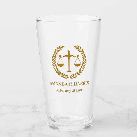 Toll für Anwälte, Rechtsanwälte, Richter, Gerichts Glas (Vorderseite)
