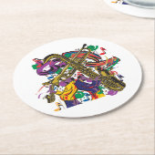 Toll Runder Pappuntersetzer (Angewinkelt)