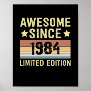 Toll seit 1984 Geburtstag Poster