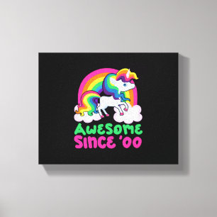 Toll seit 2000 Einhorn Leinwanddruck