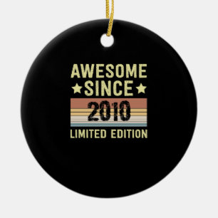 Toll seit 2010 Geburtstag Keramik Ornament