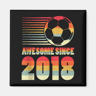 Toll seit 2018 Fußball 8. Geburtstag Tank Top Magnet