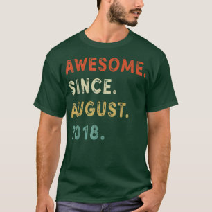 Toll seit August 2018 4 Jahre alt 4. Geburtstag T-Shirt
