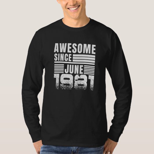 Toll seit Juni 1981 41. Geburtstag T-Shirt (Vorderseite)