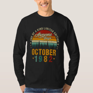 Toll seit Oktober 1982 Vintage 40. Geburtstag T-Shirt