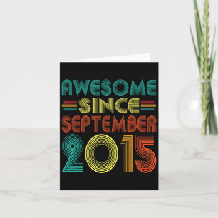 Toll seit September 2015 Jahre 10. Geburtstag Lust Karte