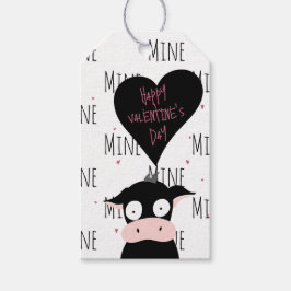 Toll süße „Only Moooooo!“ Kuh-Wortspiel  Geschenkanhänger